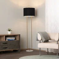 Lampy stojące - Avonni Lampa podłogowa LM-9112-1E, marmurowa podstawa, tekstylny klosz - miniaturka - grafika 1