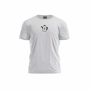 Bona Basics, Męski T-shirt z cyfrowym nadrukiem,% 70% bawełna% 30 poliester, szary, na co dzień, męskie topy, rozmiar: M, szary, M - Koszulki męskie - miniaturka - grafika 1