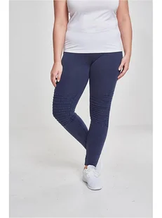 Urban Classics Jegginsy w kolorze granatowym - Spodnie damskie - miniaturka - grafika 1