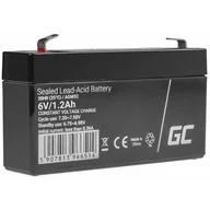 Baterie do zasilaczy awaryjnych UPS - Green Cell Akumulator bezobsługowy AGM VRLA 6V 1.2Ah do systemów alarmowych i zabawek AGM52 - miniaturka - grafika 1