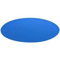 Akcesoria do basenów - vidaXL vidaXL Pokrywa okrągła solarna na basen 549 cm, PE niebieska - miniaturka - grafika 1