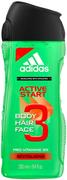 Żele pod prysznic dla mężczyzn - Adidas 3in1 Active Start M) sg 250ml - miniaturka - grafika 1