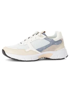 Gabor Skórzane sneakersy w kolorze beżowo-błękitno-białym - Trampki damskie - miniaturka - grafika 1