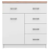 Komody - Biała komoda z 4 szufladami L9-G06 - miniaturka - grafika 1