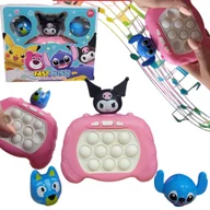 Zabawki interaktywne dla dzieci - Gra Pop it 3w1 KUROMI STICH BLUEY ANTYSTRESOWA ZRĘCZNOŚCIOWA ELEKTRONICZNA - miniaturka - grafika 1