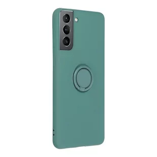 Forcell Futerał Silicone Ring Do Samsung Galaxy A53 5g Zielony - Etui i futerały do telefonów - miniaturka - grafika 1