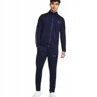Dresy męskie - Dres męski Under Armour Rival Knit Track Suit granatowy 1357139 410 S - miniaturka - grafika 1