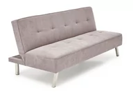 Sofy i kanapy - Sofa wersalka rozkładana CARLITO beżowa pikowana - miniaturka - grafika 1