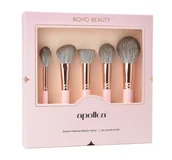 Pędzle do makijażu - Boho Beauty x Apollca zestaw pędzli do makijażu twarzy 5 sztuk - miniaturka - grafika 1