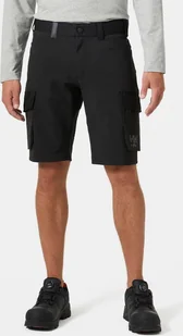 Helly Hansen Krótkie Spodnie Helly Hansen Oxford 4X Cargo Black - Spodnie sportowe męskie - miniaturka - grafika 1