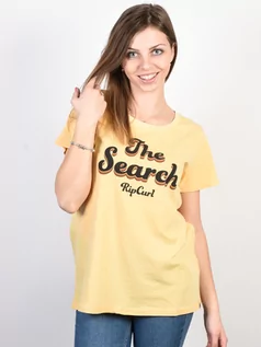 Koszulki dla dziewczynek - Rip Curl KEEP SEARCHING MUSTARD t-shirt damski - S - grafika 1
