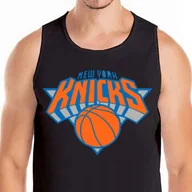 Koszulki męskie - KOSZULKA TANK TOP NEW YORK KNICKS S 0482 CZARNA - miniaturka - grafika 1