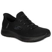 Sneakersy damskie - Skechers Sneakersy damskie Slips-Ins Black wsuwane czarne-40 - miniaturka - grafika 1