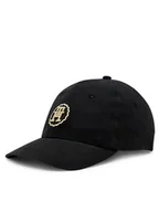Czapki damskie - Tommy Hilfiger Czapka z daszkiem Spring Chic Cap AW0AW15775 Czarny - miniaturka - grafika 1