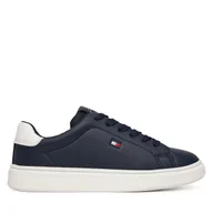 Buty dla chłopców - Sneakersy Tommy Hilfiger T3X9-34350-1355 M Granatowy - miniaturka - grafika 1
