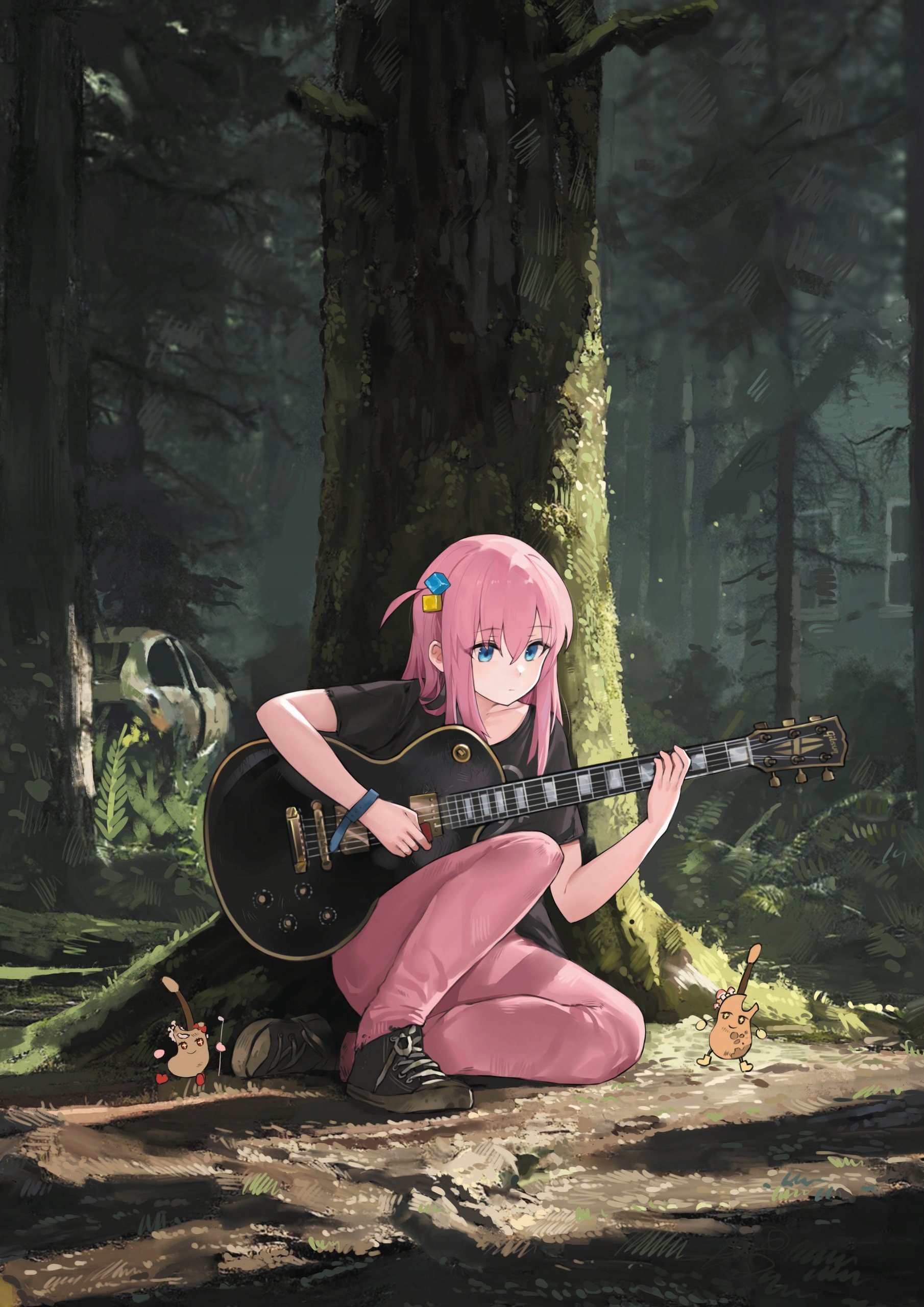 Plakat A3 anime manga Bocchi the Rock!