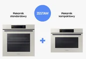 Zestawy AGD - Samsung Zestaw do zabudowy piekarnik parowy NV7B6665IAA + piekarnik kompaktowy z mikrofalami NQ5B6753CAA - miniaturka - grafika 1