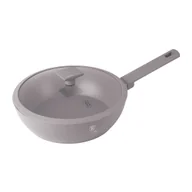 Patelnie - GŁĘBOKA PATELNIA TYTANOWA 24cm BERLINGER HAUS BH-8092 TAUPE - miniaturka - grafika 1