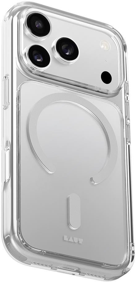 Laut Crystal Fluro - etui do iPhone 17 Pro kompatybilne z MagSafe clear light gray