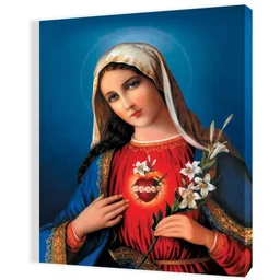 Obraz religijny na płótnie Serce Maryi - Ikony i obrazy sakralne Obraz religijny na płótnie Serce Maryi - Ikony i obrazy sakralne - miniaturka - grafika 1