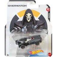 Samochody i pojazdy dla dzieci - Hot Wheels Overwatch Character Cars Reaper Żniwiarz Grm41 4/5 - miniaturka - grafika 1
