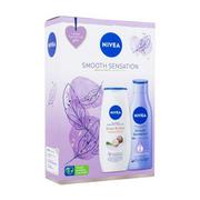 Zestawy kosmetyków damskich - Nivea Smooth Sensation zestaw Uszkodzone pudełko Żel pod prysznic Shea Butter & Botanical Oil 250 ml + Mleczko do ciała Smooth Sensation 250 ml W - miniaturka - grafika 1