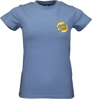 Koszulki i topy damskie - t-shirt damski SANTA CRUZ PROCESS DOT TEE Washed Navy - grafika 1
