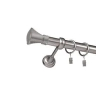 Karnisze - Karnisz pojedynczy ZEUS Ø25, 200 cm colloseum satyna - miniaturka - grafika 1