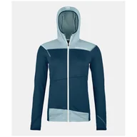 Kurtki i kamizelki sportowe damskie - Kurtka damska Ortovox Fleece Light Hoody W Rozmiar: M / Kolor: niebieski/jasnoniebieski - miniaturka - grafika 1