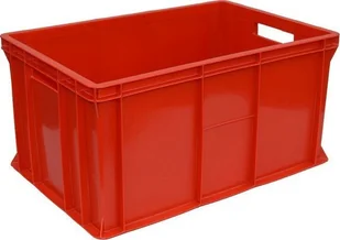 Artech Pojemnik transportowy EURO 300, wym. 600 x 400 x 300 mm czerwony - Pojemniki przemysłowe - miniaturka - grafika 1