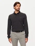 Koszulki męskie - Pierre Cardin Polo C5 30514.3046 Czarny Regular Fit - miniaturka - grafika 1