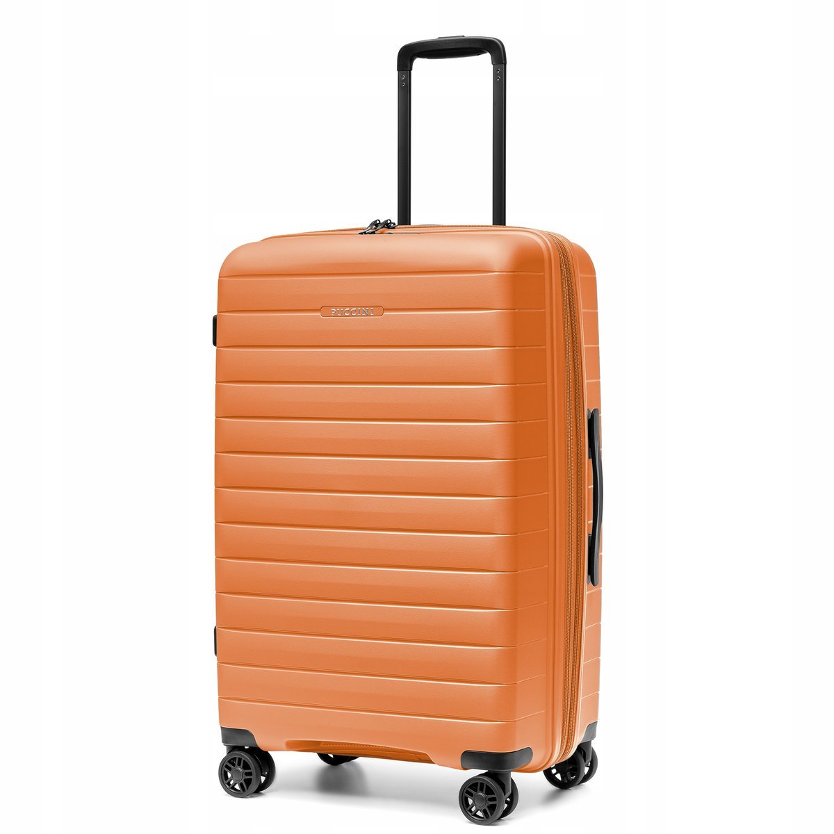 PUCCINI Walizka Średnia Podróżna Poszerzenie PP Pomarańczowa PP028B-9