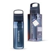 Butelki filtrujące - LifeStraw Go 2.0 Niebieska butelka filtrująca 0,65L Aegean Sea - miniaturka - grafika 1