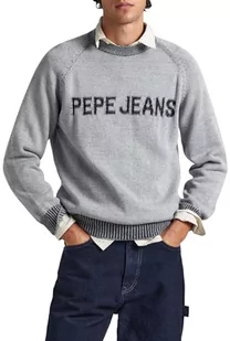 Pepe Jeans Koszulka męska Stepney, Szary (szary), L - Koszulki męskie - miniaturka - grafika 1