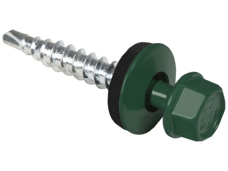 Wkręty farmerskie 250szt. 4,8x35 mm RAL 6005 Wkręt Met