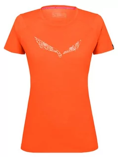 Koszulki sportowe damskie - Salewa Koszulka funkcyjna "Pure Hardware" w kolorze pomarańczowym - grafika 1