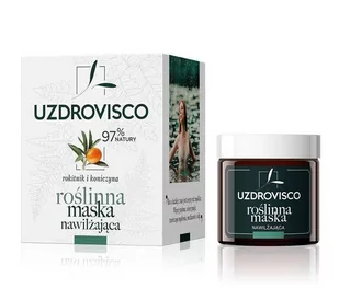 UZDROVISCO ROKITNIK ROŚLINNA MASKA NAWILŻAJĄCA 50ml - Maseczki do twarzy - miniaturka - grafika 1