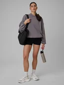 Spodenki damskie - 4F Legginsy krótkie treningowe bezszwowe damskie - czarne XS/S - miniaturka - grafika 1