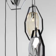 Lampy sufitowe - KARE Diamond Fever Spiral żyrandol czarny - miniaturka - grafika 1