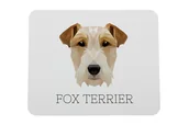 Podkładki pod mysz - Foksterier szorstkowłosy podkładka geometryczny Art-Dog - miniaturka - grafika 1