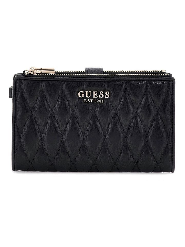 Guess Portfel w kolorze czarnym - 18,5 x 11 x 2,5 cm