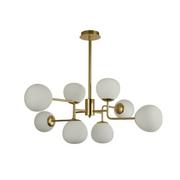 Lampy sufitowe - Maytoni LAMPA wisząca ERICH MOD221-PL-08-G Maytoni modernistyczna OPRAWA zwis kule balls białe MOD221-PL-08-G - miniaturka - grafika 1