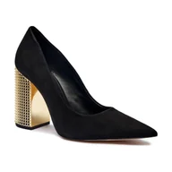Czółenka - Michael Kors Skórzane czółenka na słupku MAXINE PUMP - miniaturka - grafika 1