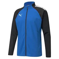 Bluzy męskie - PUMA PUMA Męska bluza treningowa Teamliga Electric Blue Lemonade-Puma Black l 657234 - miniaturka - grafika 1