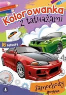 Kolorowanki, wyklejanki - Kolorowanka z tatuażami Samochody sportowe Nowa - miniaturka - grafika 1