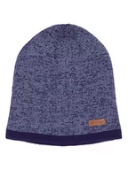 Czapki dla dzieci - HULABALU Czapka beanie "Reflective" w kolorze niebieskim - miniaturka - grafika 1