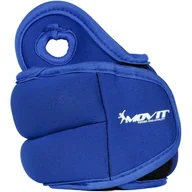 Pozostały sprzęt siłowy - Movit Ciężarki na ręce 2 x 0,5 kg neopren niebieski - miniaturka - grafika 1