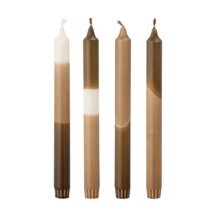 Świeca KOMPLET DIP DYE 4 szt 2,2x25 cm HOMLA - Świece - miniaturka - grafika 1