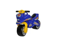 Jeździki dla dzieci - Jeździk biegowy Motorek niebieski - miniaturka - grafika 1