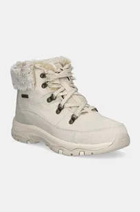 Skechers śniegowce TREGO SNOW WORRIES kolor beżowy 167882 - Śniegowce damskie - miniaturka - grafika 1